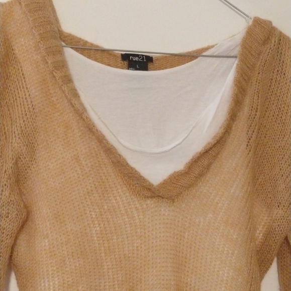 Resale shop🛑LAST CHANCE 5.12.24 Rue21 Loose Knit Hoodie - Picture 5 of 8